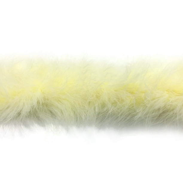 Yellow Turkey Medium Weight Marabou Feather Boa 25 Gram Costume 2 Yards Yellow Turkey Medium Weight Marabou Feather Boa 25 Gram Costume 2 Yards